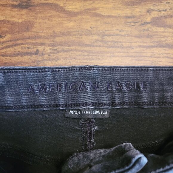 American Eagle Jeans 14 L Jeggings Curvy Highest Rise Next Level Stretch - Picture 4 of 11